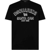 Schwarzes T-Shirt mit Grafikprint