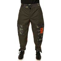 Cargohose mit Camouflage-Print