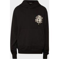 Schwarzer Hoodie mit Grafikprint