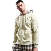 Kapuzenjacke mit Reißverschluss und Karofutter