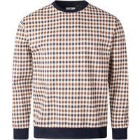 Klassisches kariertes Rundhals-Sweatshirt