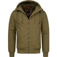 Herren Winterjacke mit Kapuze und Futter