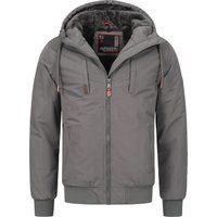 Herren Winterjacke mit Kapuze und Futter