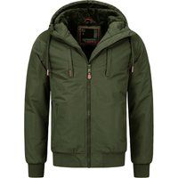 Herren Winterjacke mit Kapuze und Futter