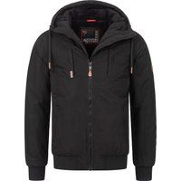 Herren Winterjacke mit Kapuze und Futter