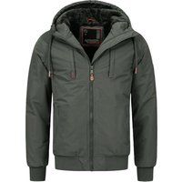 Herren Winterjacke mit Kapuze und Futter