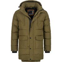 Herren Winterparka mit Kapuze und Fütterung