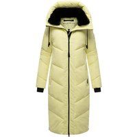 Langer, warm gefütterter Wintermantel mit Kapuze