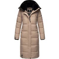 Lange gesteppte Winterjacke für Damen
