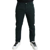 Schlanke Baumwollhose