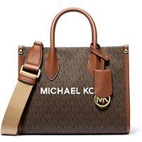 Kleine Shopper-Tasche aus bedrucktem Canvas