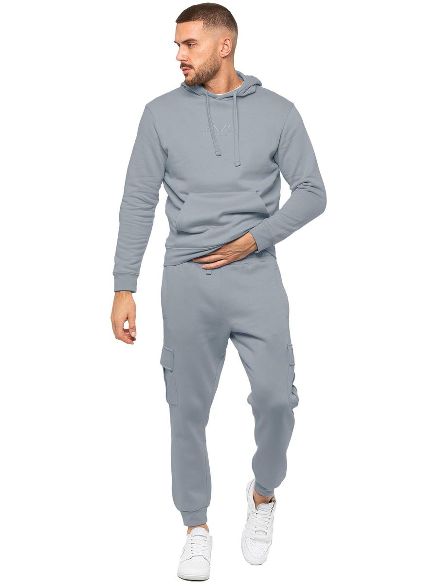 Herren Hoodie und Cargo Jogger Set