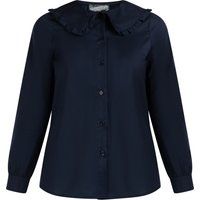 Langärmelige Bluse mit Rüschenkragen