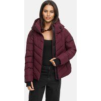 Warme moderne Steppjacke mit Kapuze