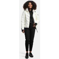 Warme moderne Steppjacke mit Kapuze
