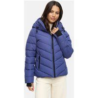 Warme moderne Steppjacke mit Kapuze