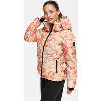 Warme moderne Steppjacke mit Kapuze