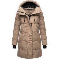 Gesteppter Wintermantel mit Kapuze und Fleecefutter