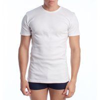 Herren Kurzarm Baumwoll-Thermo-Unterhemd