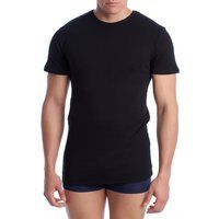 Herren Kurzarm Baumwoll-Thermo-Unterhemd