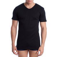 Baumwoll Thermo-T-Shirt mit V-Ausschnitt