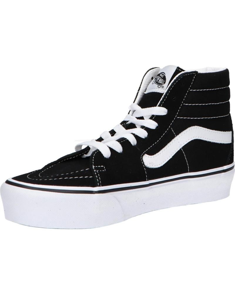 High-Top Plateau-Sneaker aus Wildleder