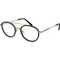 Runde Vollrandbrille mit Doppelsteg