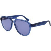Blaue Acetat-Pilotenbrille mit Vollrand