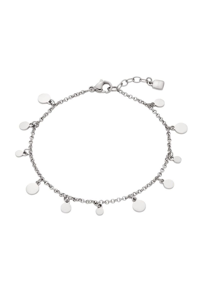 Zierliches Silbermünzen-Charm-Armband