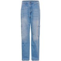 Hellblaue Denim Cargo Jeans