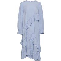 Rüschenkleid mit langen Ärmeln
