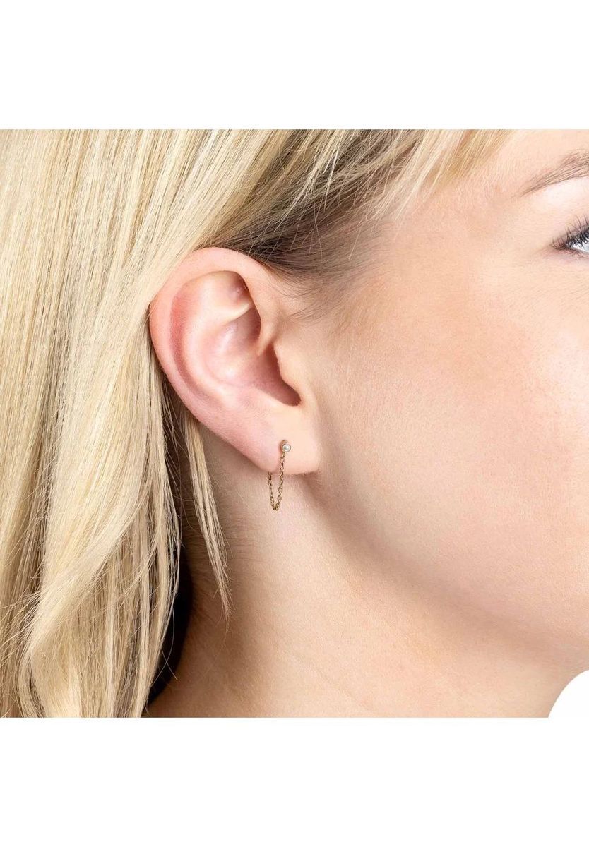 Ohrhänger mit Perlenkette