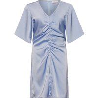 Gerafftes Minikleid mit kurzen Ärmeln