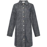 Kleid mit Knopfleiste und Relaxed Fit