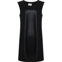 Ärmelloses metallisches Mini-A-Linien-Kleid