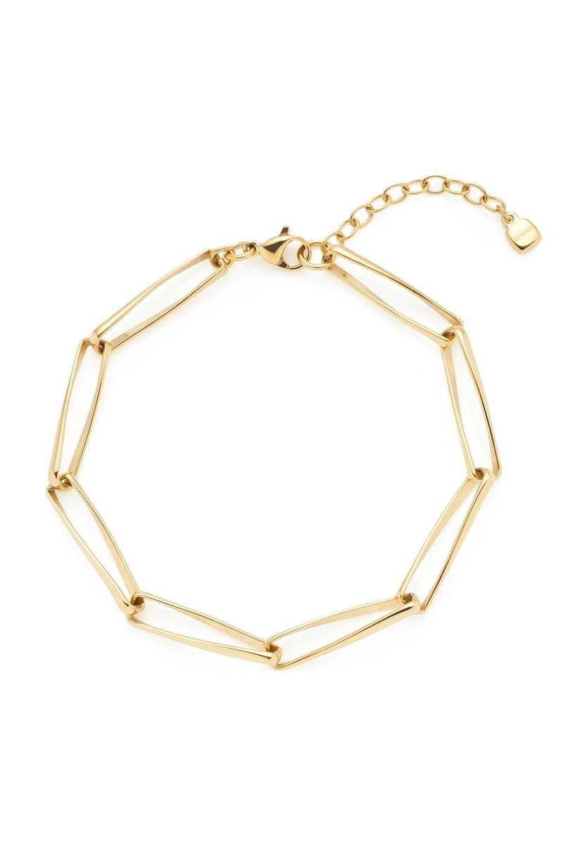 Elegantes Goldfarbenes Kettenglieder-Armband