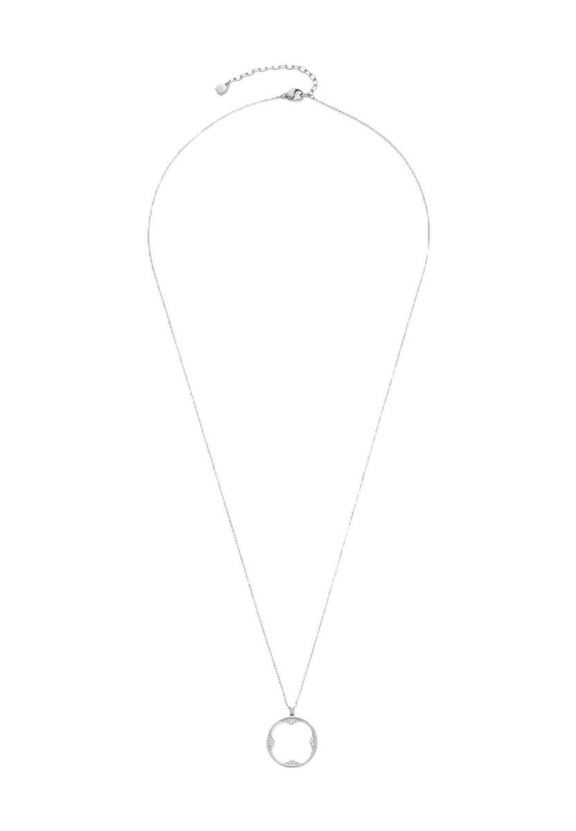 Zarte Halskette mit Kleeblatt-Anhänger