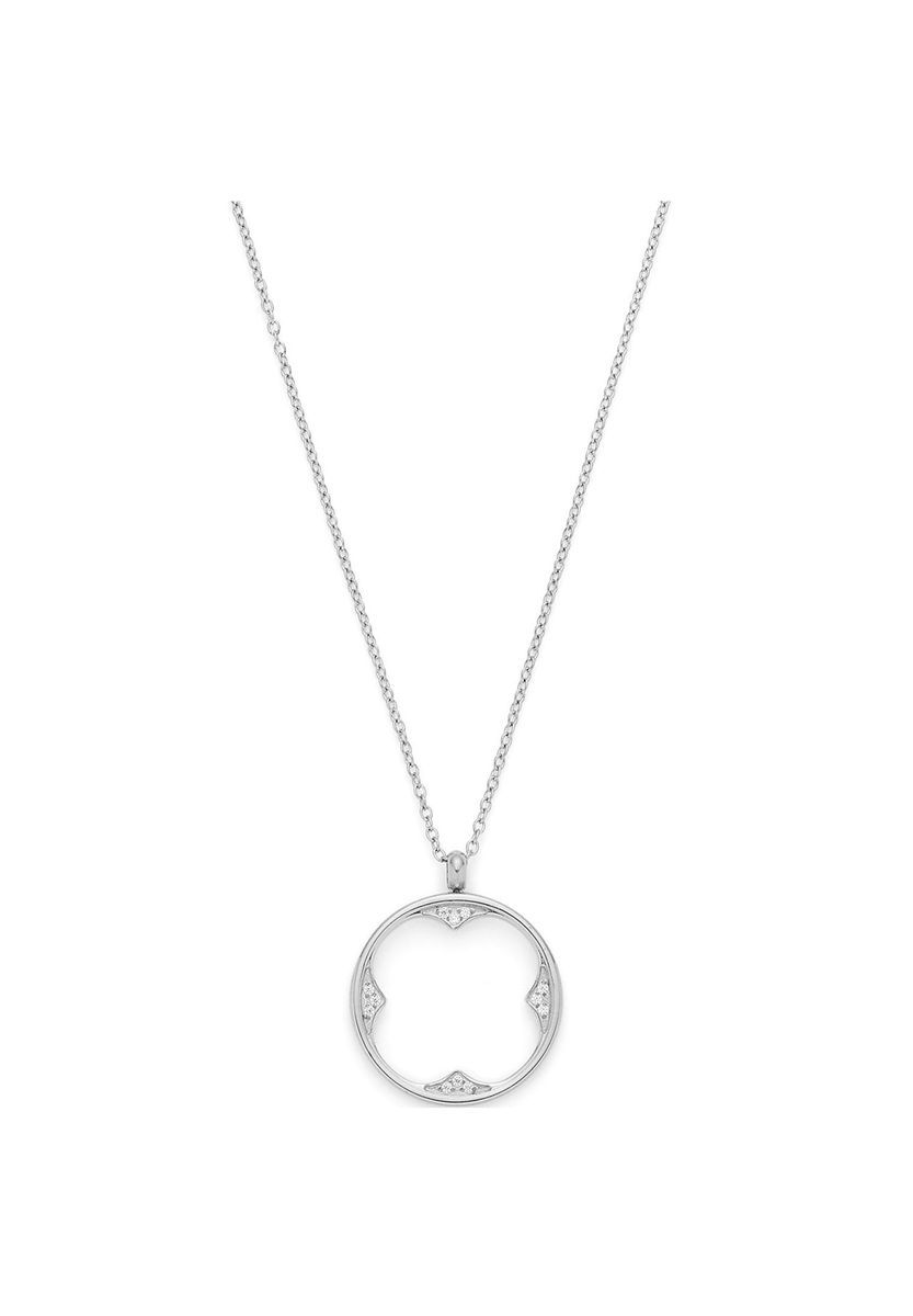 Zarte Halskette mit Kleeblatt-Anhänger