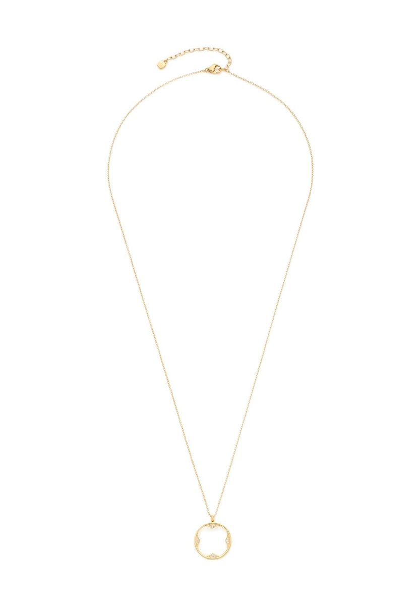 Zarte, goldplattierte Halskette mit Anhänger