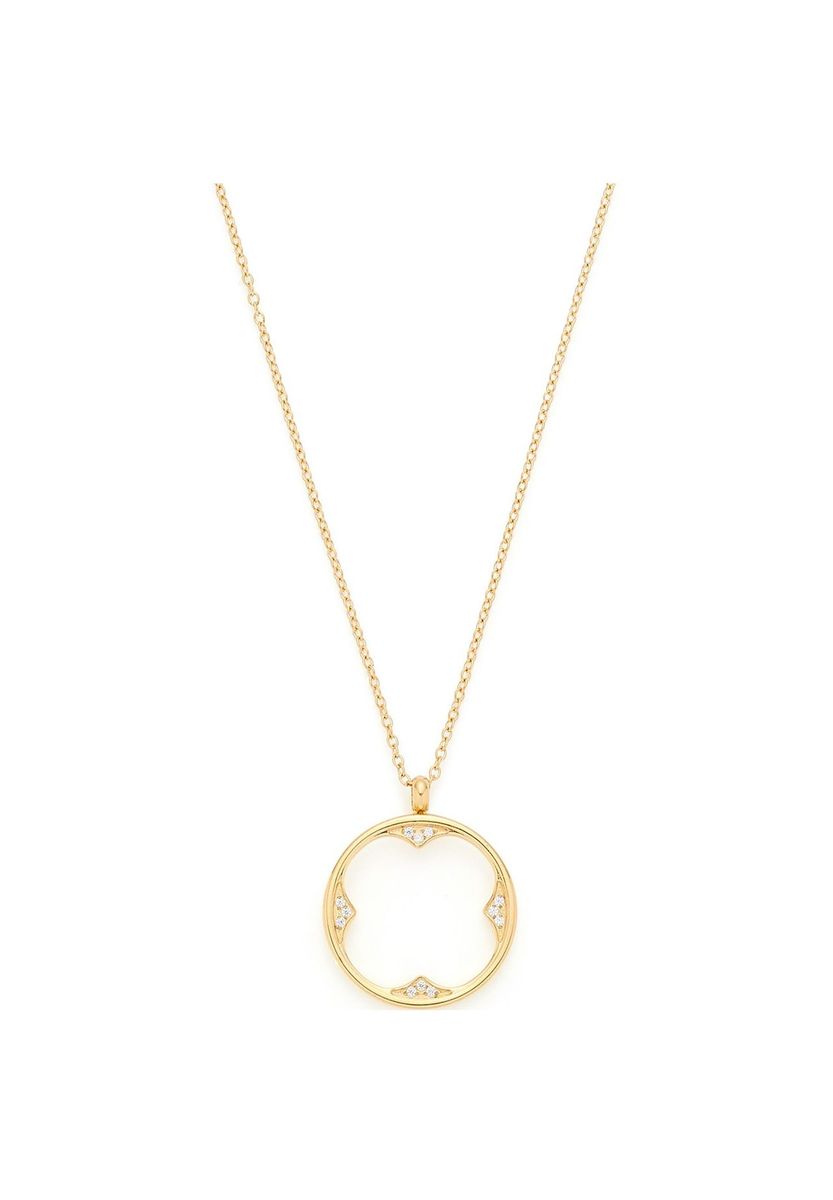 Zarte, goldplattierte Halskette mit Anhänger