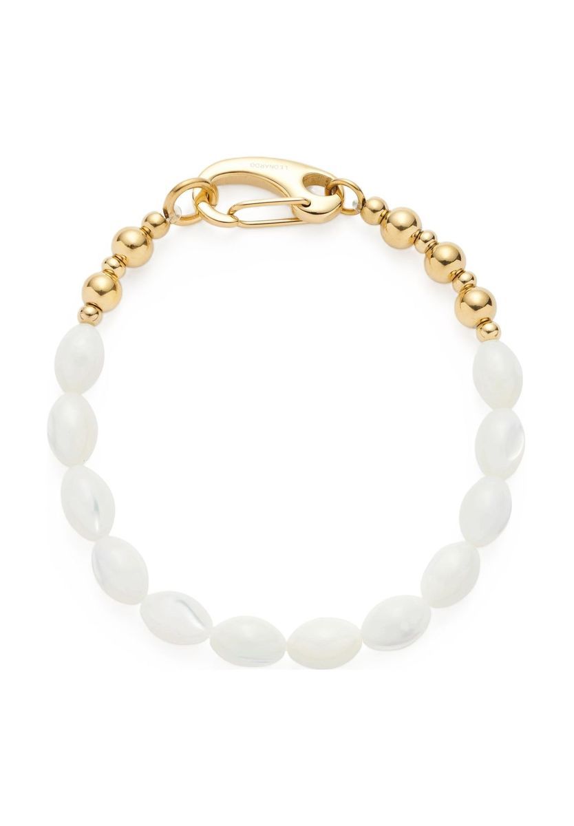 Elegantes Gold- und Perlenarmband