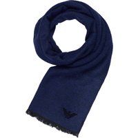 Herren Dunkelblauer Web-Schal