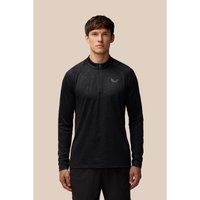 Castore Adapt Training 1/4 Zip Top Polyester Herren Schwarz Sport-T-Shirts