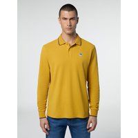 Langärmliges Piqué-Poloshirt