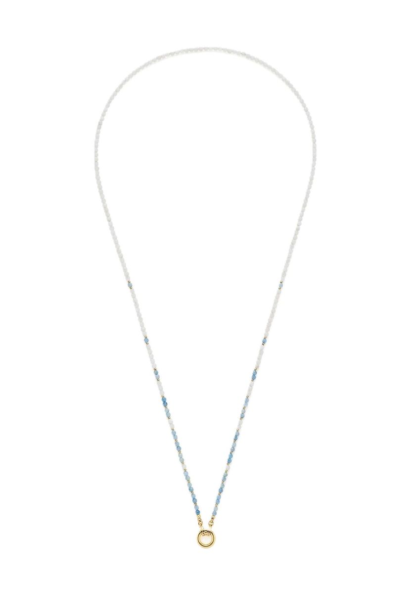 Zarte Perlenkette mit Kreisanhänger