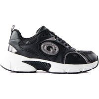 Schwarze Klobige Sohle Fashion Sneakers