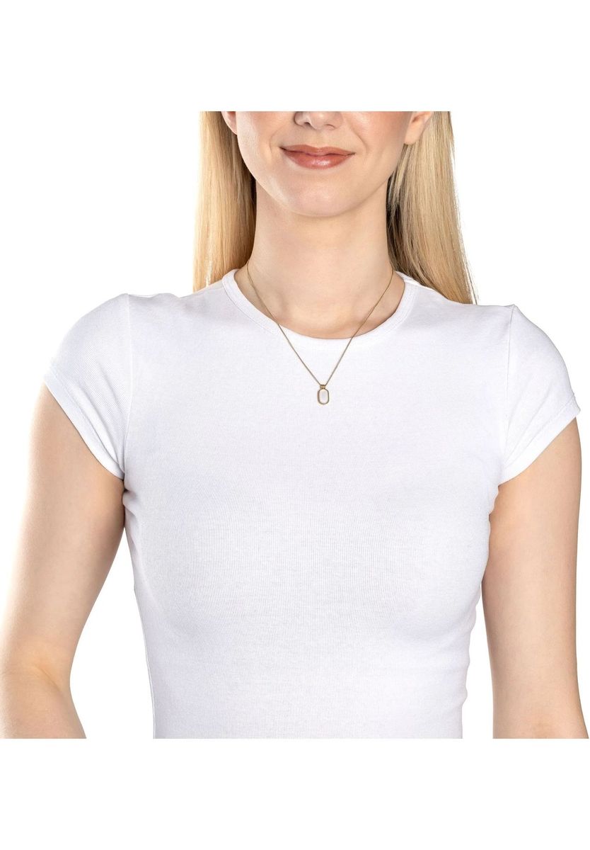 Elegante, vergoldete Halskette mit Anhänger