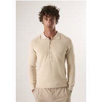 Klassisches Strick-Poloshirt mit Knöpfen