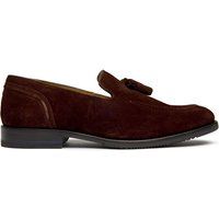 Herren Tassel Leder Slipper Schuhe