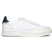 Weiße Court-Sneakers aus Mesh